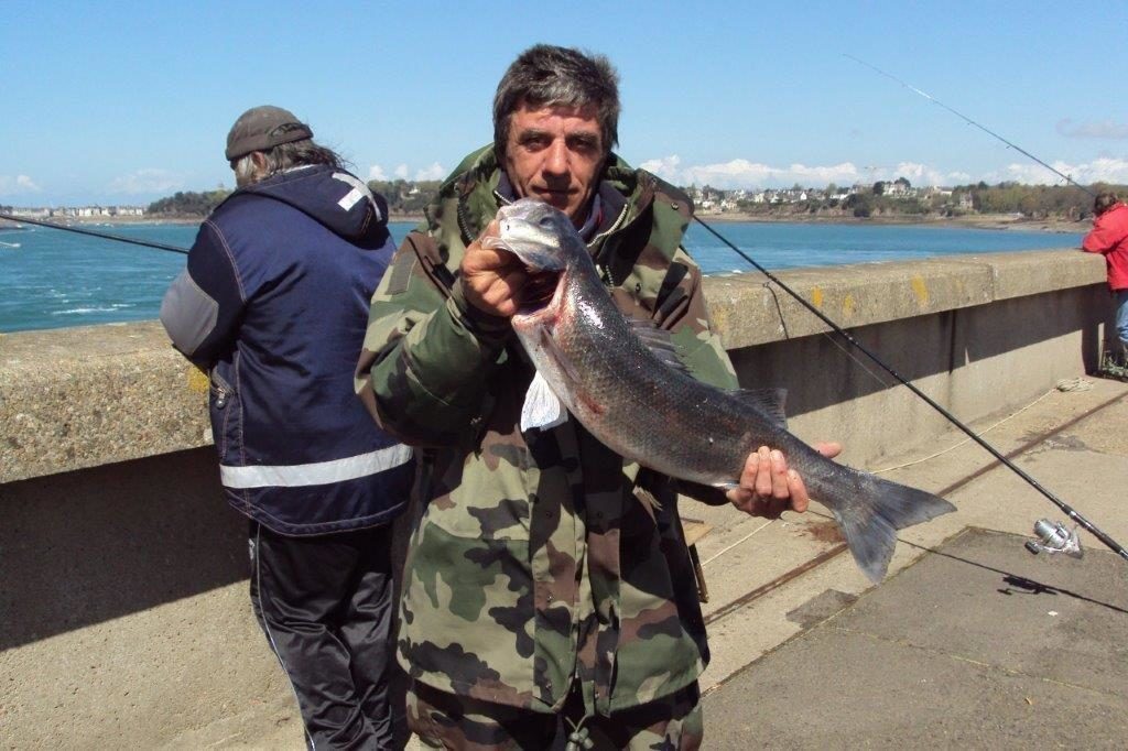 Pêche au barrage de la Rance